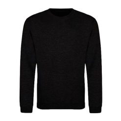 Sweter Unisex Dla Dorosłych. Czarne swetry męskie AWDIS, m, bez wzorów, bez kołnierzyka. Za 107.99 zł.