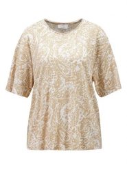 FYNCH-HATTON Koszulka w kolorze beżowym rozmiar: XS. Brązowe t-shirty damskie Fynch-Hatton, xs, bez wzorów, bez kołnierzyka. Za 78.99 zł.