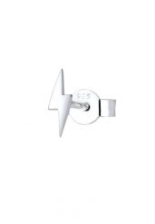 Elli Damskie kolczyki sztyfty błyskawica Trend Single Piece ze srebra próby 925 Sterling Silver Kolczyki 1 ct. Szare kolczyki damskie Elli, srebrne, na sztyftcie. Za 143.99 zł.