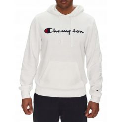 BLUZA męska CHAMPION 220726-WW001 kangurka z kapturem bawełniana biała S. Białe bluzy z kapturem męskie CHAMPION, m, z bawełny. Za 249.00 zł.