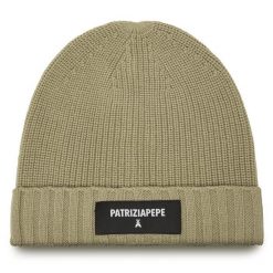 Czapka Patrizia Pepe. Szare czapki zimowe damskie Patrizia Pepe. Za 399.99 zł.