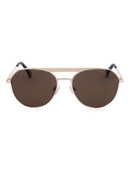 Polaroid Okulary przeciwsłoneczne unisex w kolorze złoto-brązowym rozmiar: 57. Brązowe okulary przeciwsłoneczne damskie Polaroid. Za 136.45 zł.
