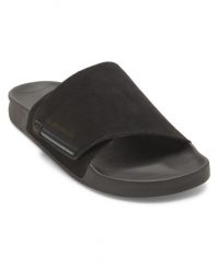 Sandały wsuwane dla Mężczyzn RIVI Czarny. Czarne sandały męskie Quiksilver, z gumy, bez zapięcia. Za 199.99 zł.