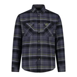 Koszula męska CMP 32T1757. Czarne koszule męskie CMP, m, bez wzorów, bez kołnierzyka, bez ramiączek. Za 290.50 zł.