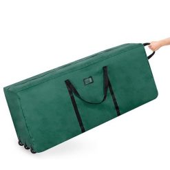 Torba na kółkach, 150x63x50 cm. Zielone torebki klasyczne damskie TIMELESS TOOLS, bez wzorów, bez dodatków. W wyprzedaży za 139.99 zł.