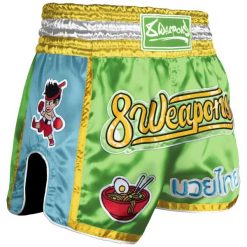 Szorty do Muay Thai 8 Weapons Yummy. Zielone szorty damskie 8 WEAPONS, z aplikacjami. Za 302.50 zł.