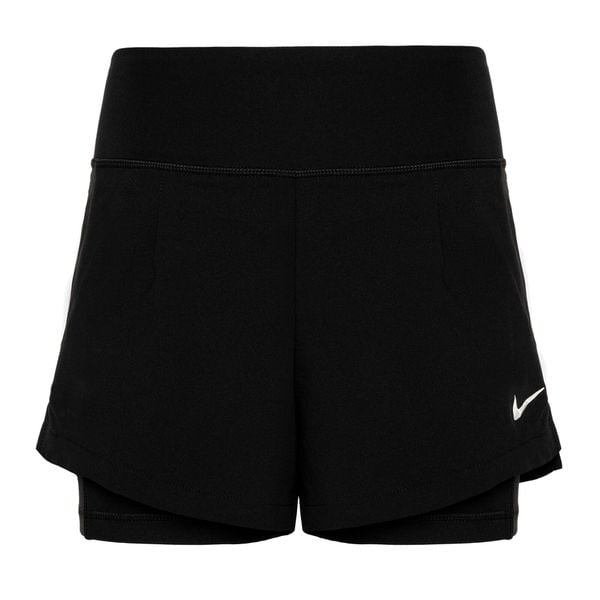 Spodenki tenisowe damskie Nike Court Dri-Fit Advantage. Czarne szorty damskie Nike, bez wzorów, sportowe. Za 319.99 zł.