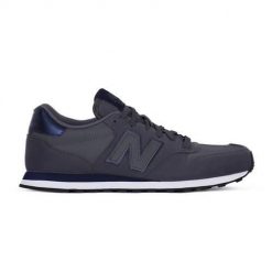 Buty do chodzenia męskie New Balance 500. Szare buty sportowe na co dzień męskie New Balance, z materiału, bez zapięcia, trekkingowe. Za 261.99 zł.