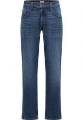 Męskie Spodnie Jeansowe Mustang Style Denver Straight Denim Blue 1017236 5000 883. Niebieskie spodnie materiałowe męskie Mustang, bez wzorów, z denimu. Za 219.99 zł.