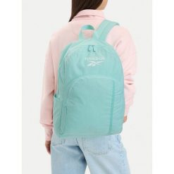 Plecak Reebok. Zielone plecaki damskie Reebok, bez wzorów. Za 69.99 zł.