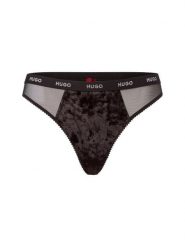 HUGO Stringi Kobiety czarny, XS. Czarne stringi damskie Hugo, xs, bez wzorów. Za 79.95 zł.