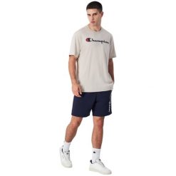 KOSZULKA T-shirt męski CHAMPION bawełna. Białe t-shirty męskie CHAMPION, m, bez wzorów, z bawełny, bez kołnierzyka. Za 96.00 zł.