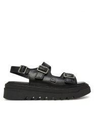 G-Star Raw Sandały CEO-WB-TAMMY-24 Czarny. Czarne sandały damskie G-Star Raw, bez wzorów, ze skóry, bez obcasa, na płaskiej podeszwie. Za 259.99 zł.