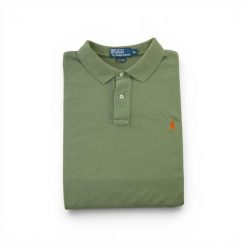 Second life - Polo Ralph Lauren koszulka męska z krótkim rękawem - Stan dobry. Zielone koszulki polo męskie Ralph Lauren, l, bez wzorów, bez ramiączek. Za 106.46 zł.