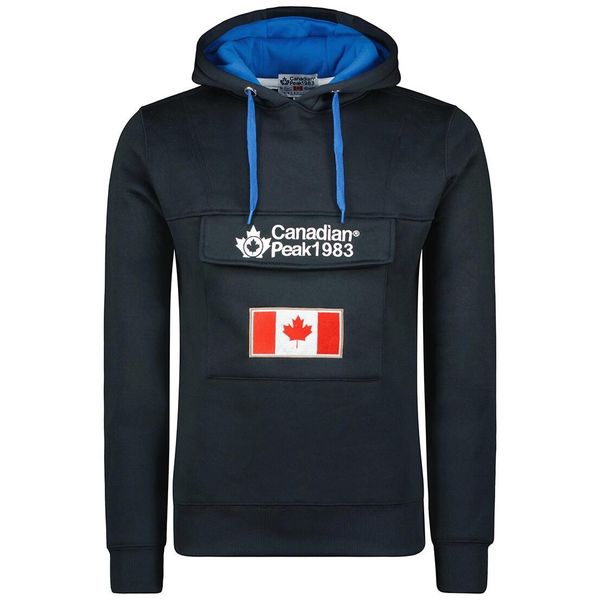 Bluza Canadian Peak GADREAK NAVY-BLUE RM MEN 054 (RBMWW6298H/CP-MARINE). Niebieskie bluzy bez kaptura męskie Canadian Peak. Za 129.00 zł.