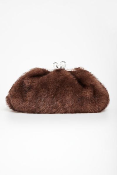 Torebka damska z długowłosej owczej skóry Ortensia WEEKEND MAX MARA. Torebki klasyczne damskie Weekend Max Mara, bez wzorów, ze skóry, bez dodatków. Za 4,479.00 zł.