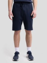 Szorty męskie dresowe granatowe Wladorsh 403/ Wlador 403. Niebieskie szorty męskie Big Star, z dresówki, bez kołnierzyka. W wyprzedaży za 139.99 zł.