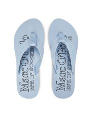 Marc O'Polo Japonki RR2M3038 Błękitny. Niebieskie klapki damskie Marc O´Polo, bez wzorów, z materiału, bez obcasa. Za 149.99 zł.