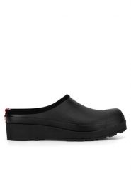 Hunter Klapki WFF1002RMA-BLK Czarny. Czarne klapki damskie Hunter, bez wzorów, z kauczuku, bez obcasa. Za 249.99 zł.