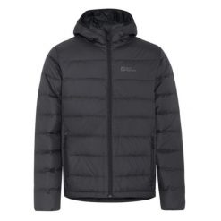 Kurtka puchowa męska Jack Wolfskin Ather Down Hoody. Szare kurtki męskie Jack Wolfskin, m, bez wzorów, z puchu, sportowe, bez kaptura. Za 831.05 zł.