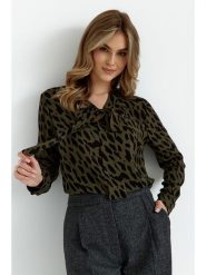 Stylove Bluzka w kolorze khaki rozmiar: L. Brązowe bluzki damskie Stylove, l, bez wzorów, z wiskozy, bez kołnierzyka, bez ramiączek. Za 195.52 zł.