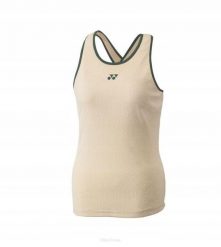 Top tenisowy Yonex RG Tank. Brązowe topy sportowe damskie YONEX, s, bez wzorów, z materiału, bez ramiączek. Za 202.99 zł.