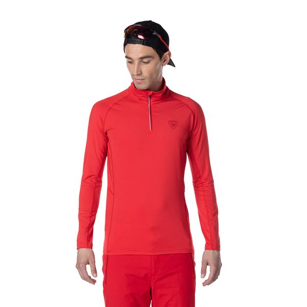 Koszulka termoaktywna Rossignol Classique 1/2 Zip czerwona. Czerwone bielizna termoaktywna męska Rossignol, m, z dzianiny, bez ramiączek, narciarskie. Za 289.00 zł.