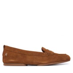 Mokasyny Tommy Hilfiger. Brązowe mokasyny damskie Tommy Hilfiger. Za 529.99 zł.