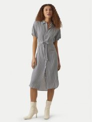 Vero Moda Sukienka koszulowa Bumpy 10279684 Szary Regular Fit. Szare sukienki damskie Vero Moda, xs, bez wzorów, z wiskozy, bez kołnierzyka, bez ramiączek, koszulowe. Za 109.99 zł.
