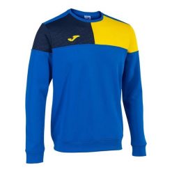 Bluza Joma Crew V. Niebieskie bluzy bez kaptura męskie Joma, m, prążkowane. Za 146.10 zł.