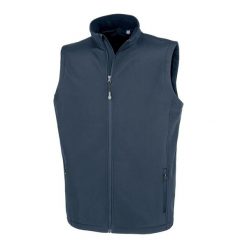Ocieplacz na ciało z recyklingu Result Softshell. Niebieskie kurtki softshell damskie RESULT, xl, bez wzorów, z poliesteru, bez kaptura. Za 94.30 zł.