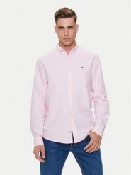 Tommy Jeans Koszula Entry DM0DM19134 Różowy Regular Fit. Czerwone koszule męskie Tommy Jeans, l, bez wzorów, z bawełny, bez kołnierzyka, bez ramiączek. Za 209.99 zł.