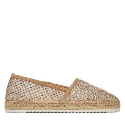 Espadryle Alma En Pena. Brązowe espadryle damskie Alma En Pena, bez wzorów, bez obcasa. Za 439.99 zł.