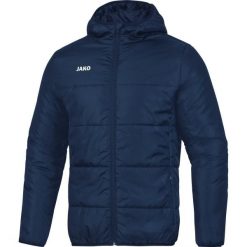 Kurtka puchowa Jako Stepp Basic. Niebieskie kurtki damskie Jako, s, bez wzorów, z materiału, z kapturem. Za 251.55 zł.