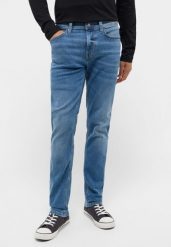 MUSTANG VEGAS SLIM MĘSKIE SPODNIE JEANSOWE JEANSY DŻINSY DENIM BLUE 1015495 5000 583. Niebieskie jeansy męskie Mustang. Za 219.99 zł.
