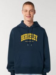 American Universities Bluza "Berkeley University" w kolorze granatowym rozmiar: L. Niebieskie bluzy z kapturem męskie American Universities, l. Za 87.81 zł.