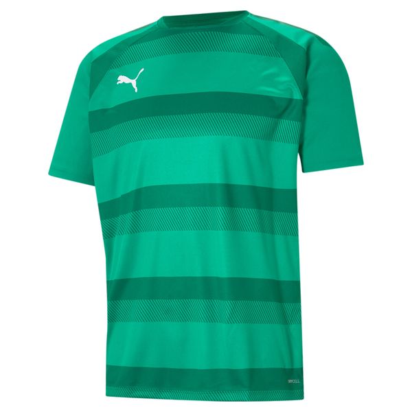 Koszulka Puma Team Vision. Niebieskie t-shirty sportowe męskie Puma, xl, z poliesteru, bez ramiączek, do piłki nożnej. Za 125.00 zł.