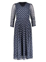 More & More Sukienka w kolorze granatowym rozmiar: 38. Niebieskie sukienki damskie MORE & MORE, bez wzorów, bez kołnierzyka, bez ramiączek, midi. Za 126.99 zł.