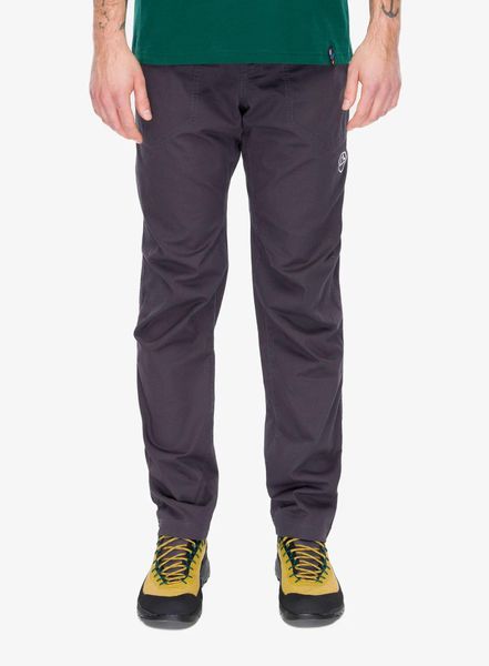 Spodnie wspinaczkowe La Sportiva Roots Pant. Szare spodnie materiałowe męskie La Sportiva, bez wzorów, z bawełny, sportowe. Za 385.50 zł.