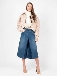 Silvian Heach Kurtka "Oversize" | CVA22004GB | Kobieta | Beżowy. Brązowe kurtki damskie Silvian Heach, bez wzorów, z acetatu, bez kaptura. W wyprzedaży za 679.00 zł.