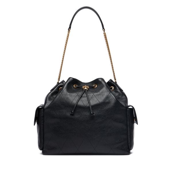 Torebka Tory Burch. Czarne torebki klasyczne damskie Tory Burch, bez wzorów, bez dodatków. Za 3,509.00 zł.