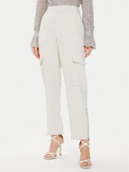 Karen by Simonsen Spodnie materiałowe Nina10104876 Beżowy Straight Fit. Brązowe spodnie materiałowe damskie Karen by Simonsen, bez wzorów, z materiału. Za 439.99 zł.