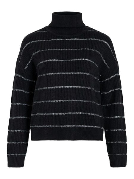 Vila Golf "Vizara" w kolorze czarnym rozmiar: XL. Czarne golfy damskie Vila, xl, bez wzorów, bez ramiączek. Za 65.38 zł.