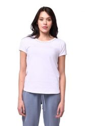 Koszulka z bawełna na co dzień na siłownię. Szare bluzki sportowe damskie LEONE 1947 APPAREL, l, z bawełny, bez kołnierzyka, bez ramiączek. Za 84.16 zł.
