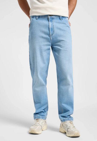 MESKIE SPODNIE LEE CARPENTER NOLAND 112364194. Spodnie materiałowe męskie Lee, bez wzorów, z jeansu. Za 219.99 zł.