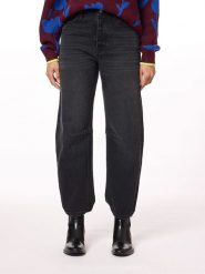 Scotch & Soda Dżinsy - Boyfriend fit - w kolorze antracytowym rozmiar: W29. Czarne jeansy damskie Scotch & Soda, z podwyższonym stanem. Za 206.42 zł.