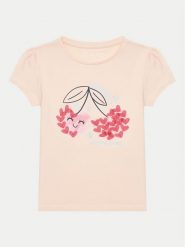 Guess T-Shirt K5GI03 K6YW4 Różowy Regular Fit. Czerwone koszulki dziewczęce Guess, z aplikacjami, z bawełny, bez ramiączek. Za 59.99 zł.
