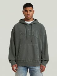 G-Star Bluza w kolorze antracytowym rozmiar: XL. Czarne bluzy z kapturem męskie G-Star, xl, z bawełny. Za 223.46 zł.