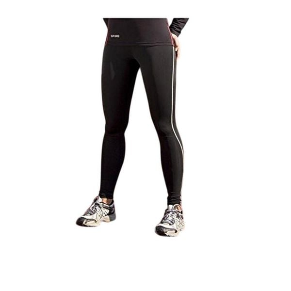 Damskie Legginsy Bodyfit Z Warstwą Bazową. Czarne legginsy damskie SPIRO, m, bez wzorów, z elastanu. Za 85.99 zł.