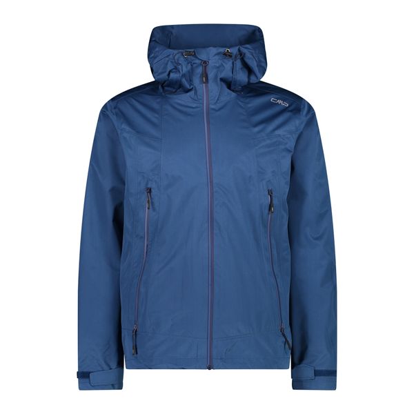 Kurtka przeciwdeszczowa męska CMP Fix Hood. Niebieskie kurtki męskie CMP, m, bez wzorów, sportowe, bez kaptura. Za 309.99 zł.
